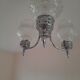Vintage chandelier with 3 burners 50 years