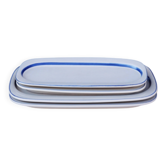 4 plateaux de service Rosenthal Terra Nostro par Wolf Karnagel