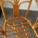 Vintage rattan armchair 70s