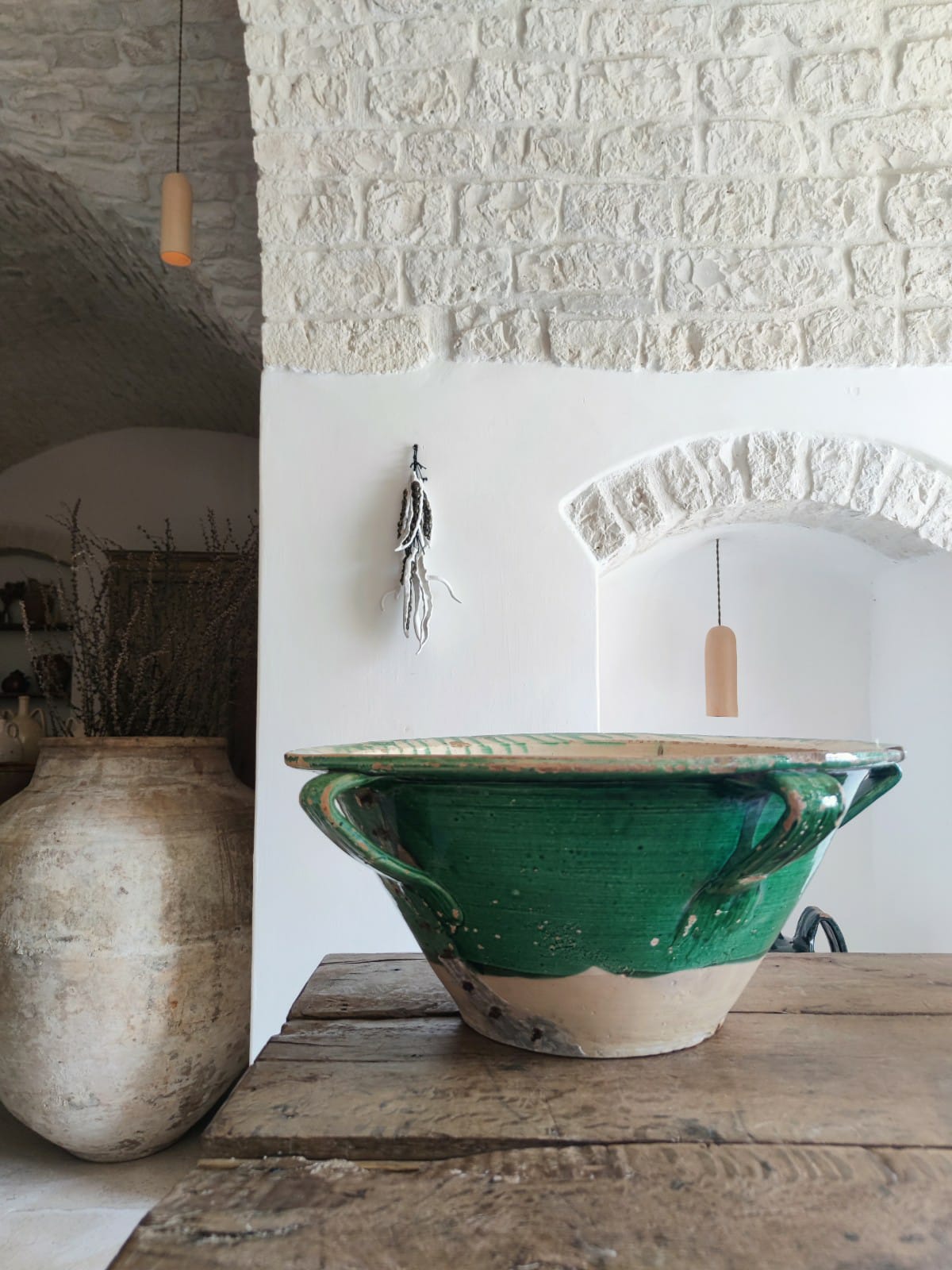 Antique italian ceramic bowl