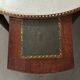 Mahogany and marble bouillotte table