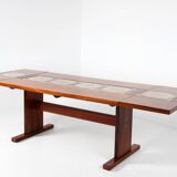 Gangsø Møbler extendable dining table in rosewood and ceramic version