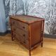 Vintage 3-drawer rattan chest of drawers