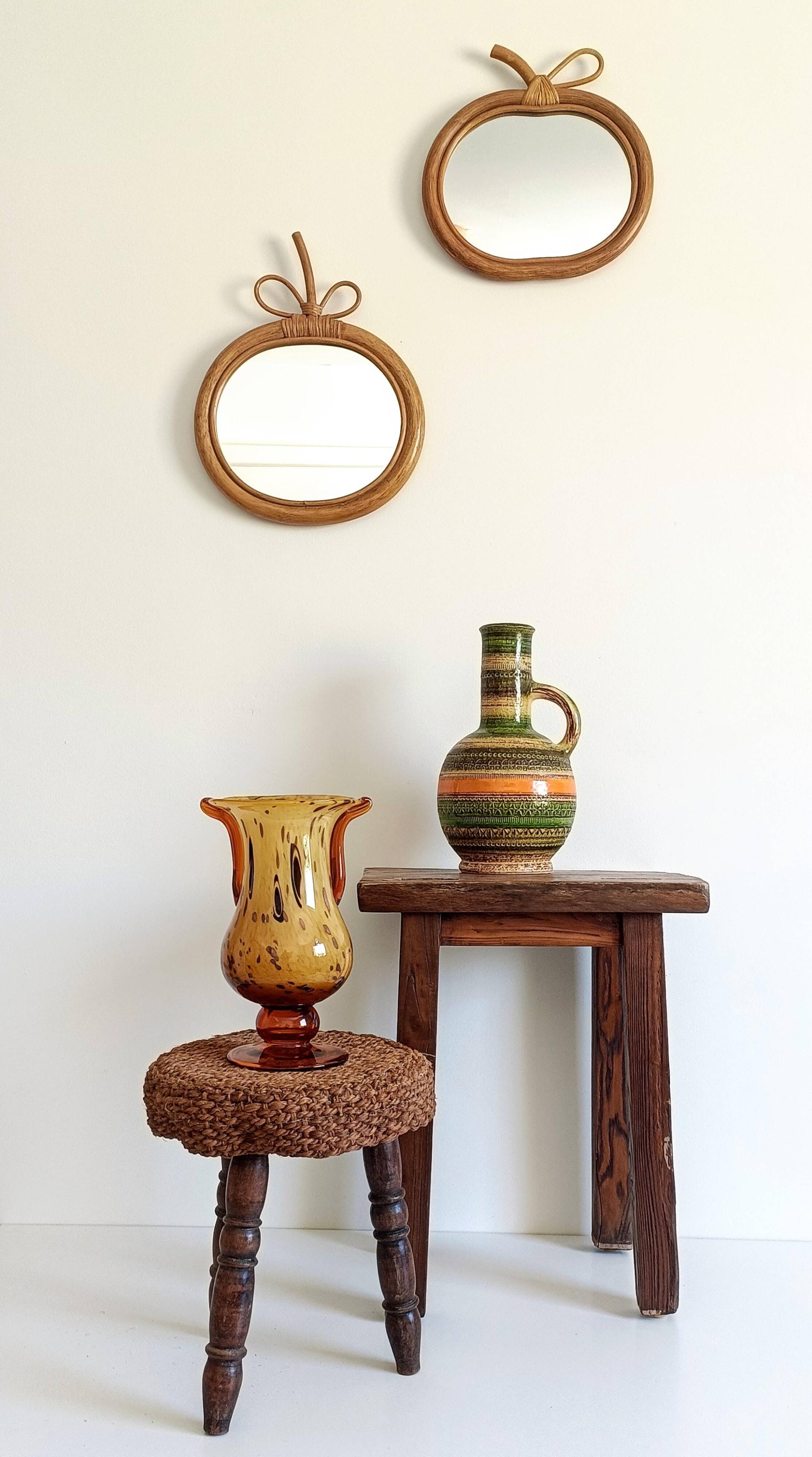 Art Nouveau Opaline Glass Vase by Cristallerie de Clichy, France