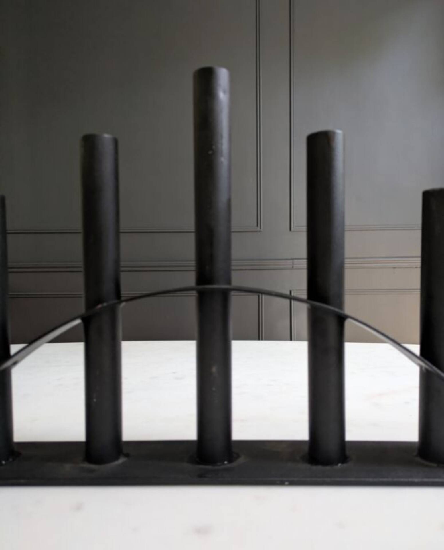 Scandinavian black metal chandelier.