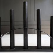 Scandinavian black metal chandelier.