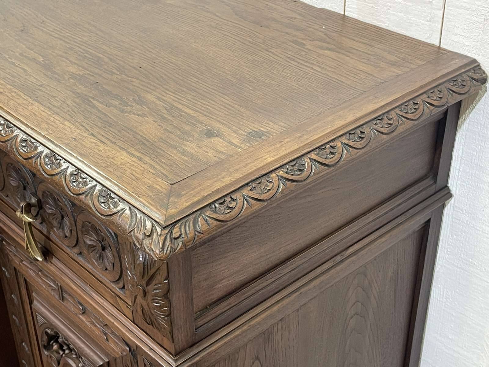 1930s Breton chestnut sideboard