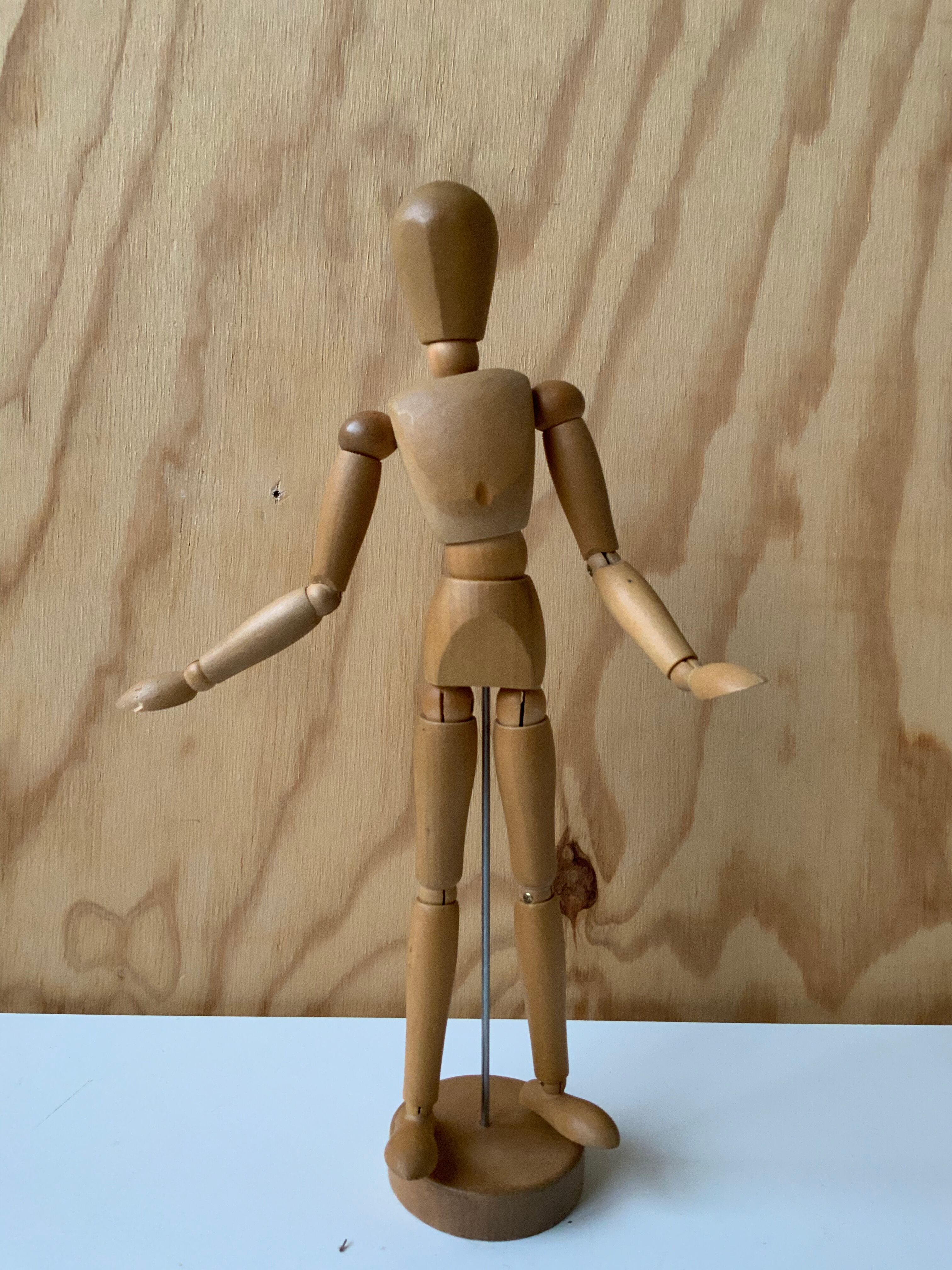 Wooden mannequin