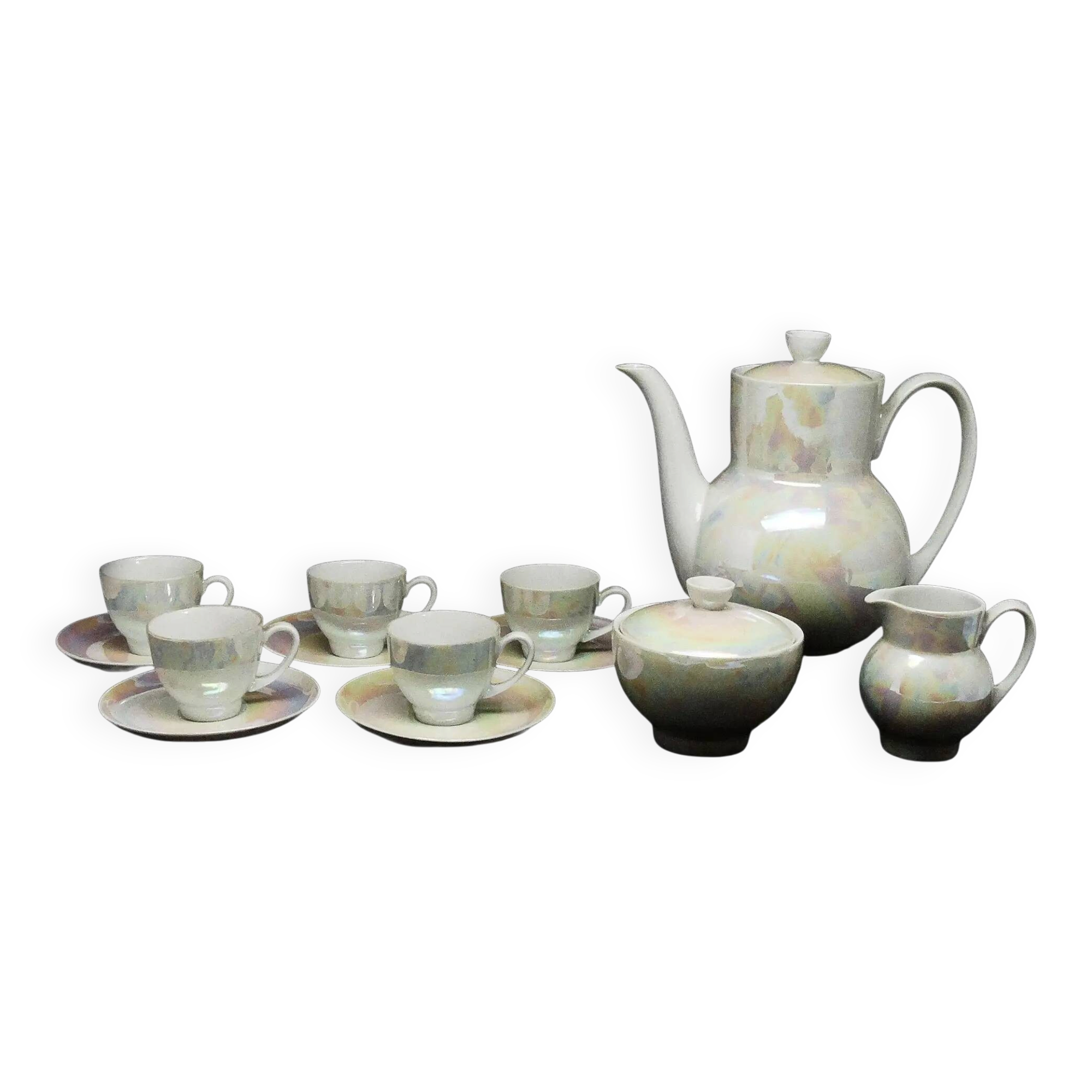 Ania coffee set, Polish modernism, porcelain, Ćmielów, Poland, 1960s