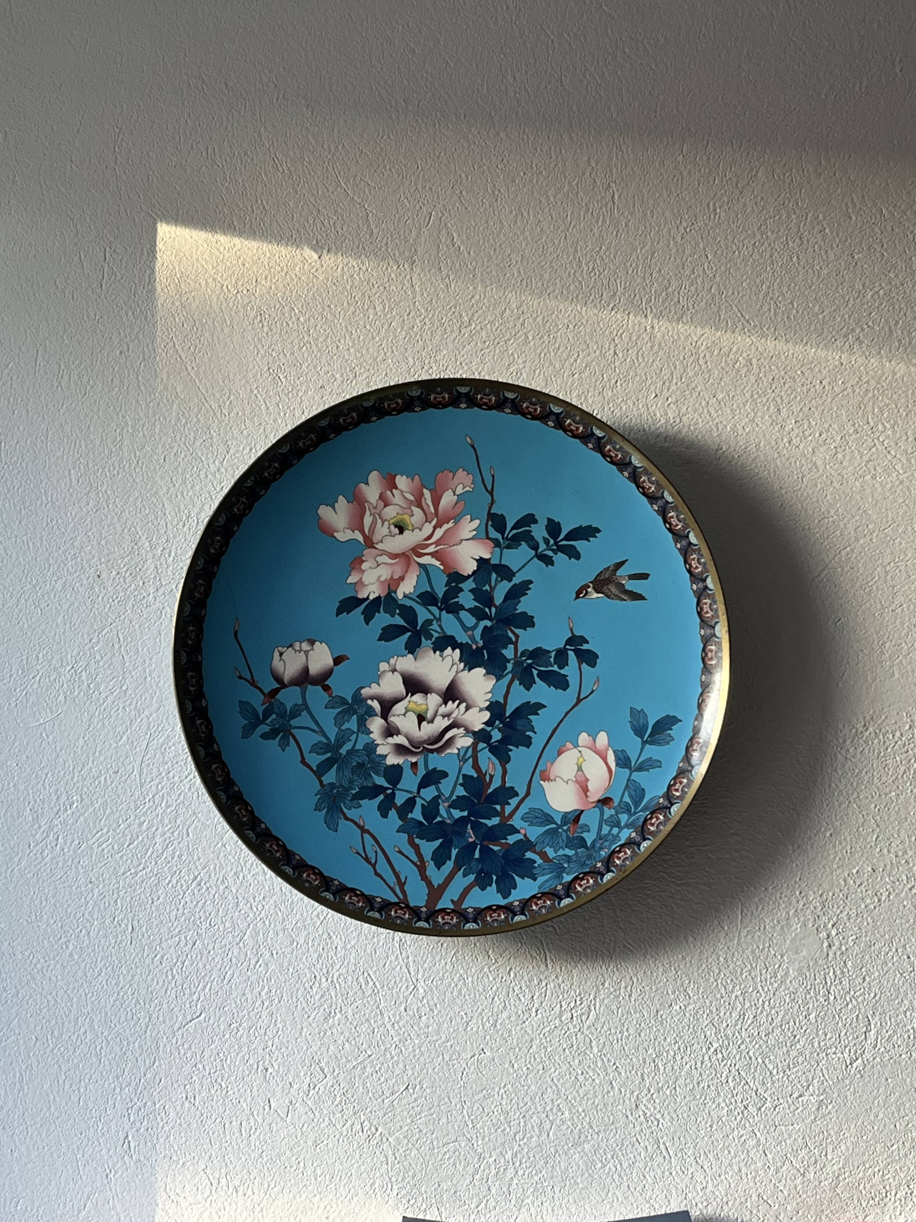 19th-century Japanese cloisonné enamel cup