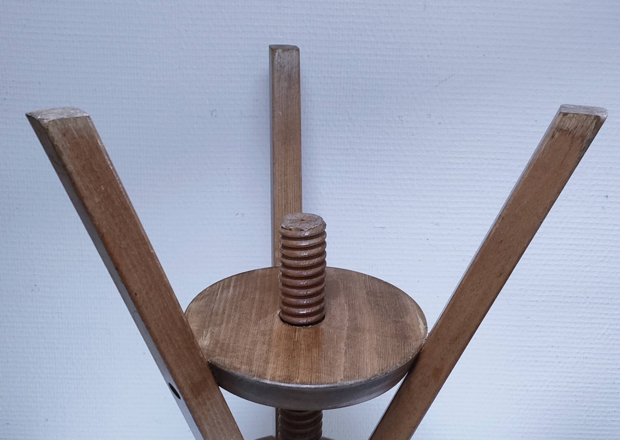 oak workshop patina stool