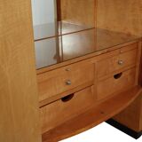 Art Deco cocktail cabinet in sycamore c1930