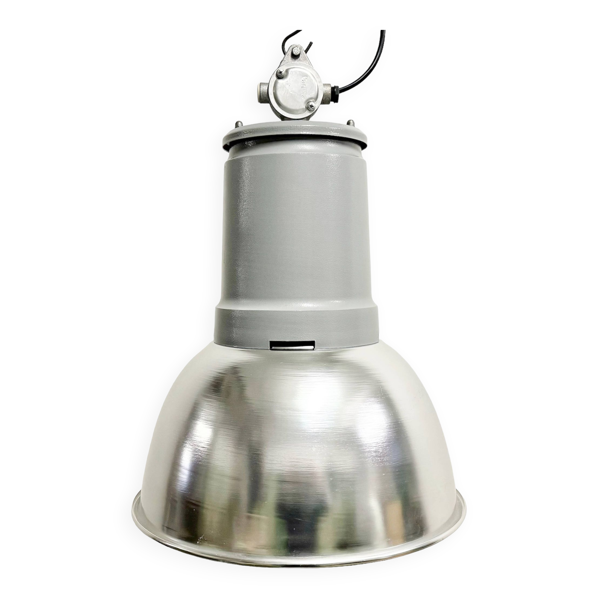 Industrial Italian Aluminium Pendant Lamp from Fael Luce, 1970s
