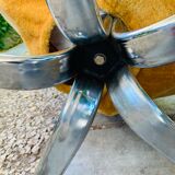 Space age mustard armchair