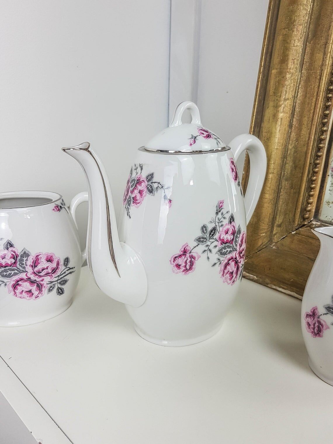 French porcelain tea service