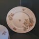 40s floral porcelain plate series