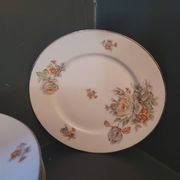 40s floral porcelain plate series