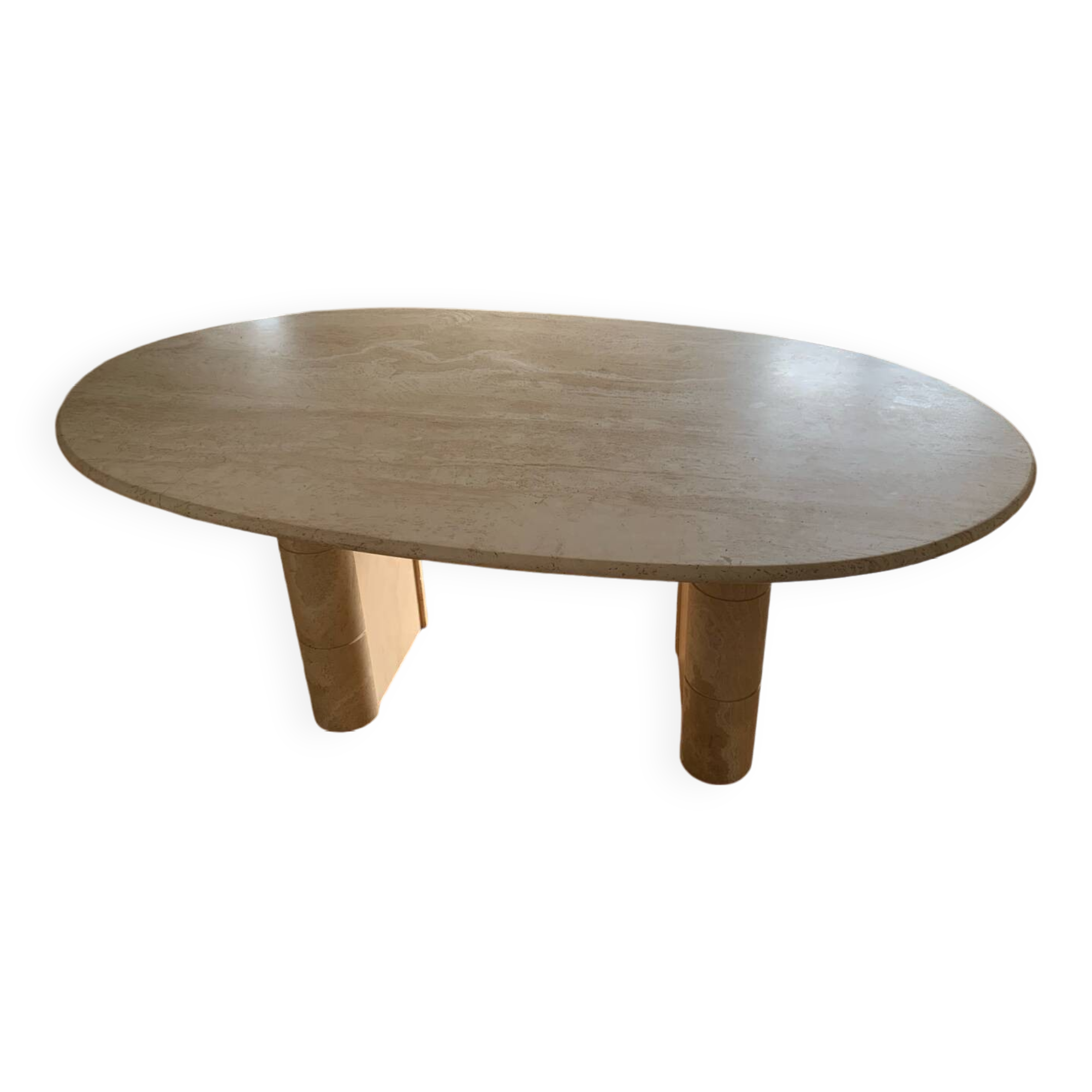 Roche Bobois travertine table