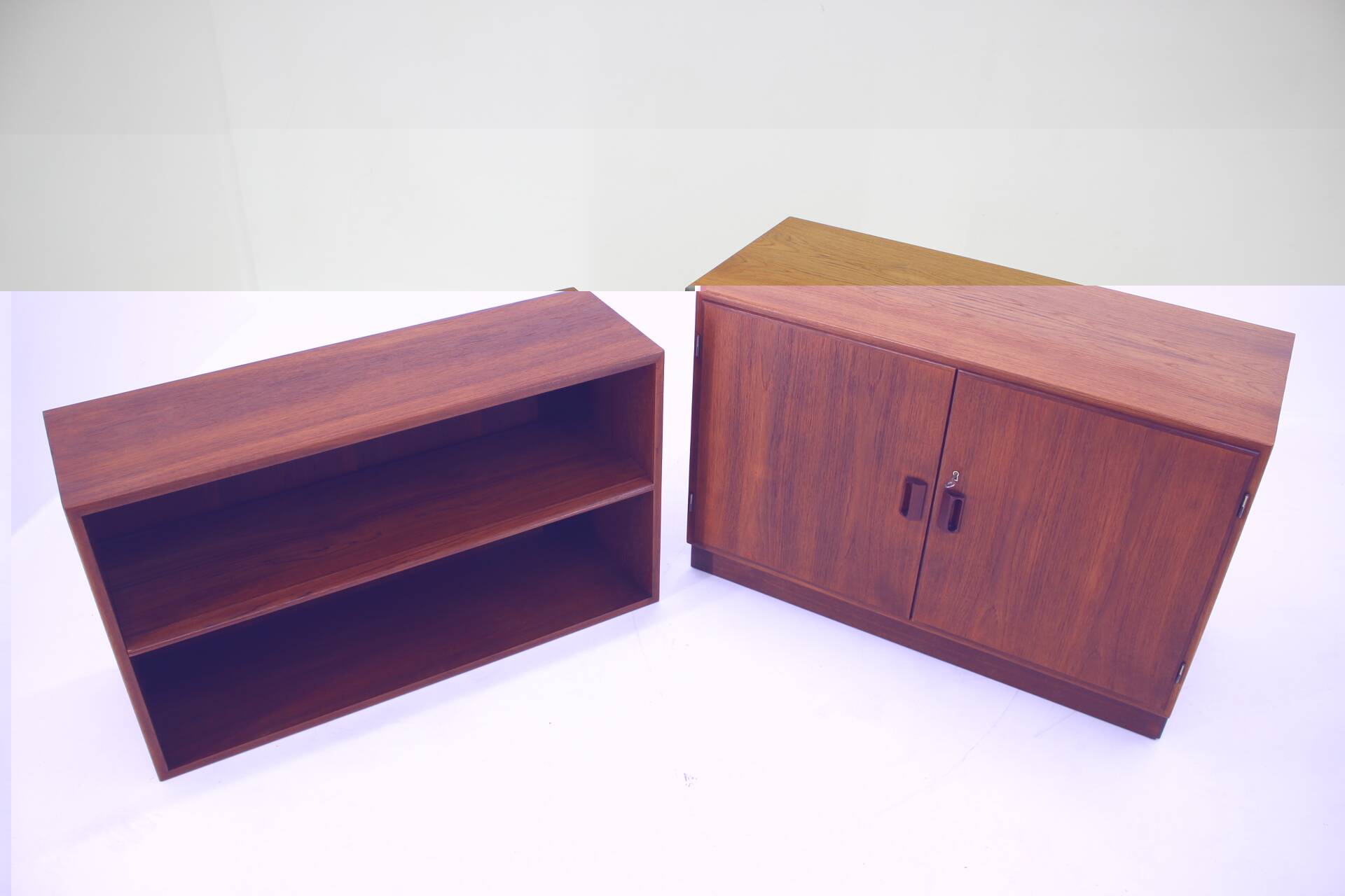 1960s Børge Mogensen Teak Cabinet Bookcase, Denmark