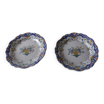 set of 2 plates