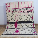 Abstract moroccan berber carpet 285 x 175 cm