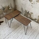 Duo of wicker tables RaouDuo of wicker tables Raoul Guysl Guys