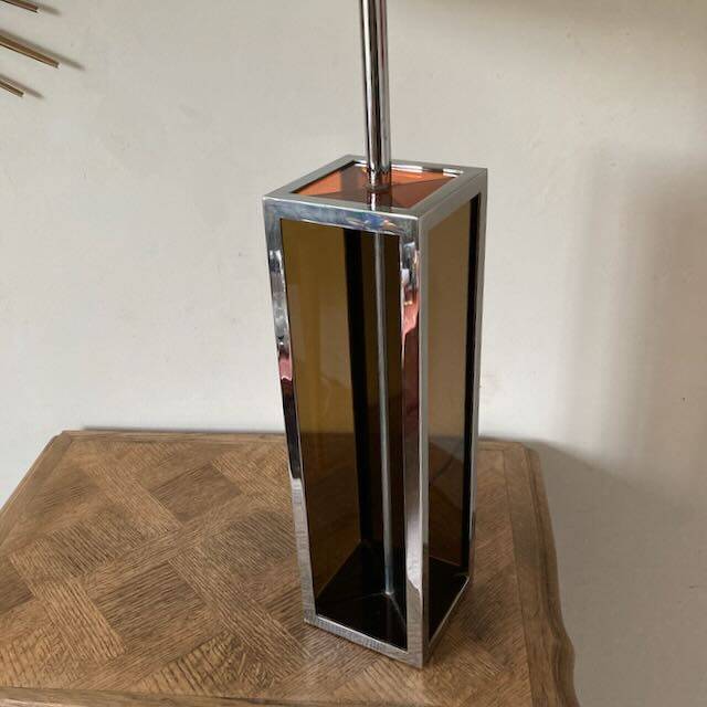 Large 70s plexiglass lamp