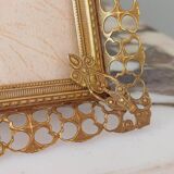 Golden metal frame from the 60s