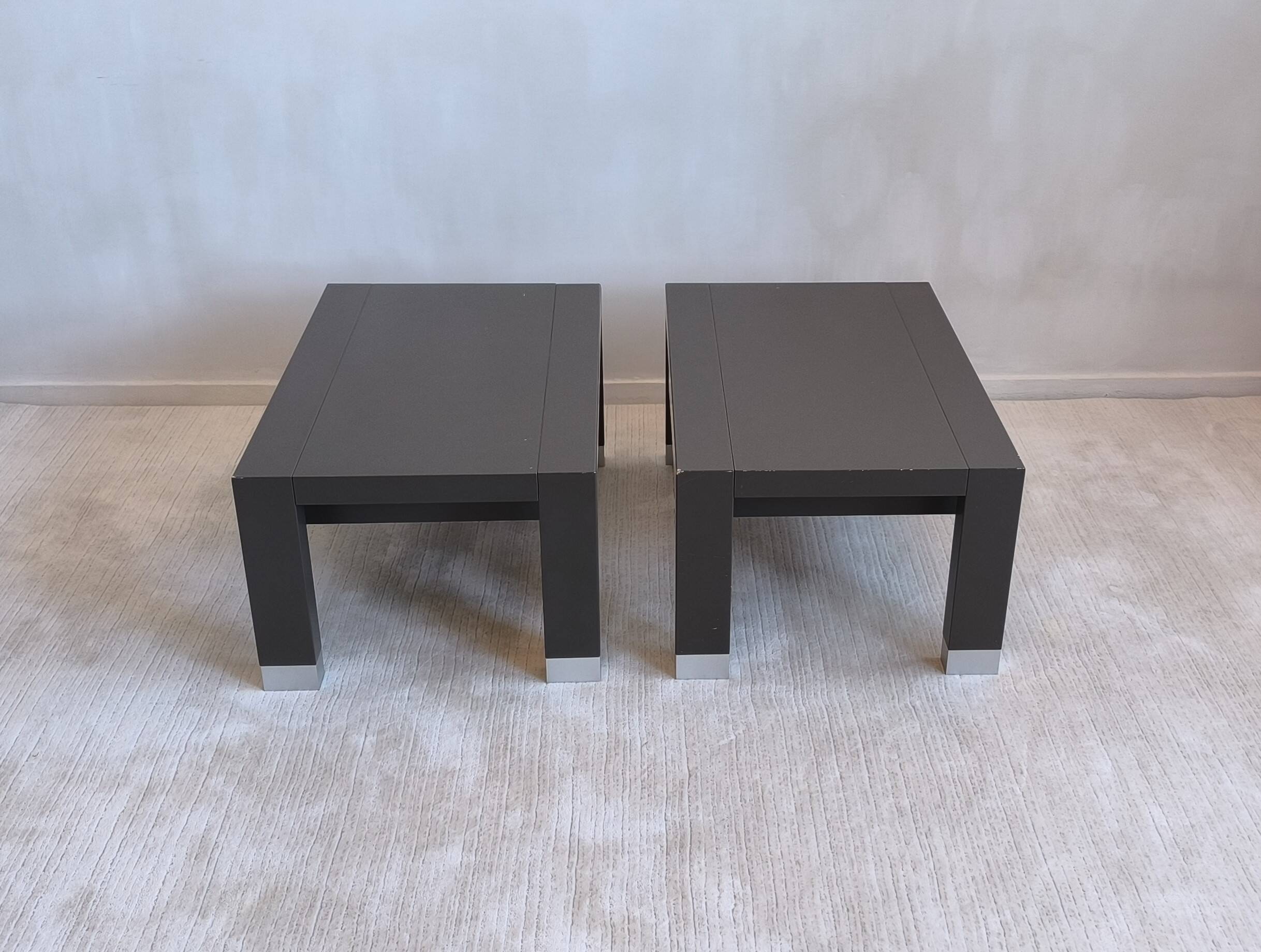 Very beautiful bedside tables lumeo by ligne roset designed by peter maly.