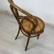 Curved wooden chair