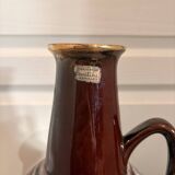 Vintage Glazed Ceramic Pot Vase Carstens Germany 1970