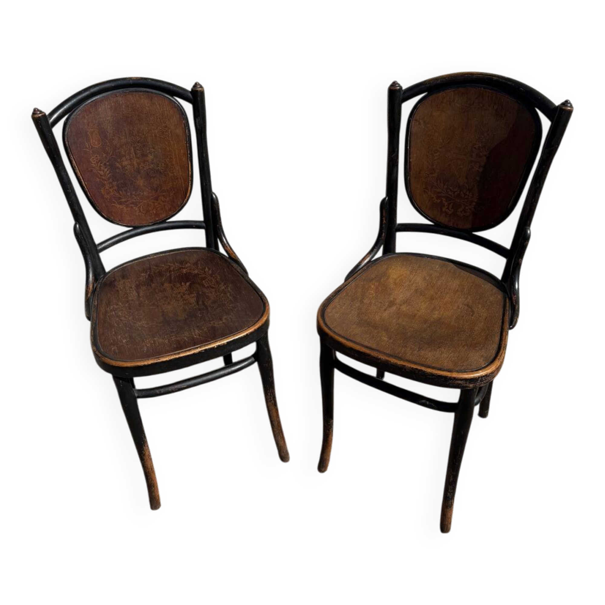 Duo chaises bistrot croix de lorraine