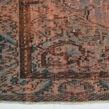 Tapis turc vintage classique en laine terracotta