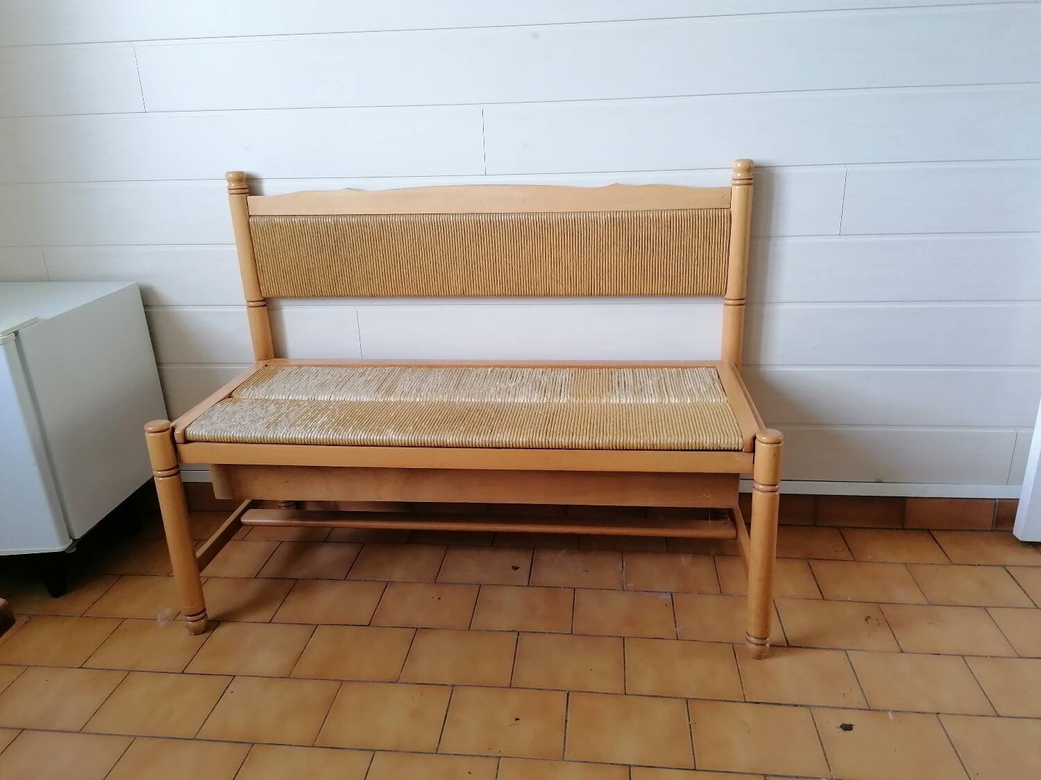 Straw Chest Bench