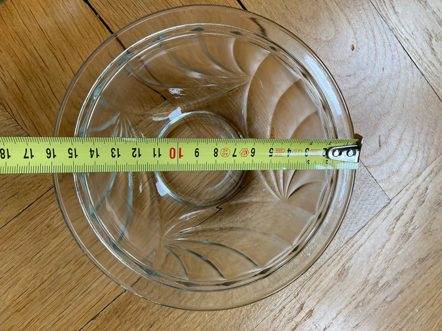 Art Deco molded glass sugar bowl