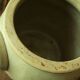 Grey glazed stoneware pot with two handles