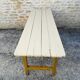 Folding brewery table