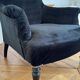 Fauteuil et repose pieds Napoléon III