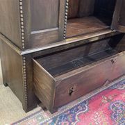 English oak wardrobe from the beginning of the 20th century - Dismantable into 3 parts