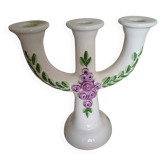 Vintage 3-branch chandelier in ceramic signed by Rosa Ljung, Sweden, year