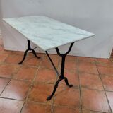 Bistro table with marble top