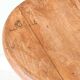 Adjustable vintage workshop stool made of solid wood