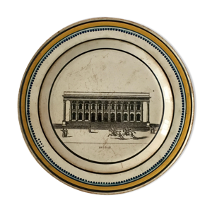 assiette en faïence