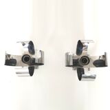 Pair Seventies wall lamp space age