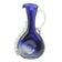 Mid-century modern jug, cobalt double-layered glass, designed by K. Gorski, Poland, 1970s