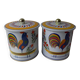 2 Metal boxes HB Henriot Quimper (16cm)
