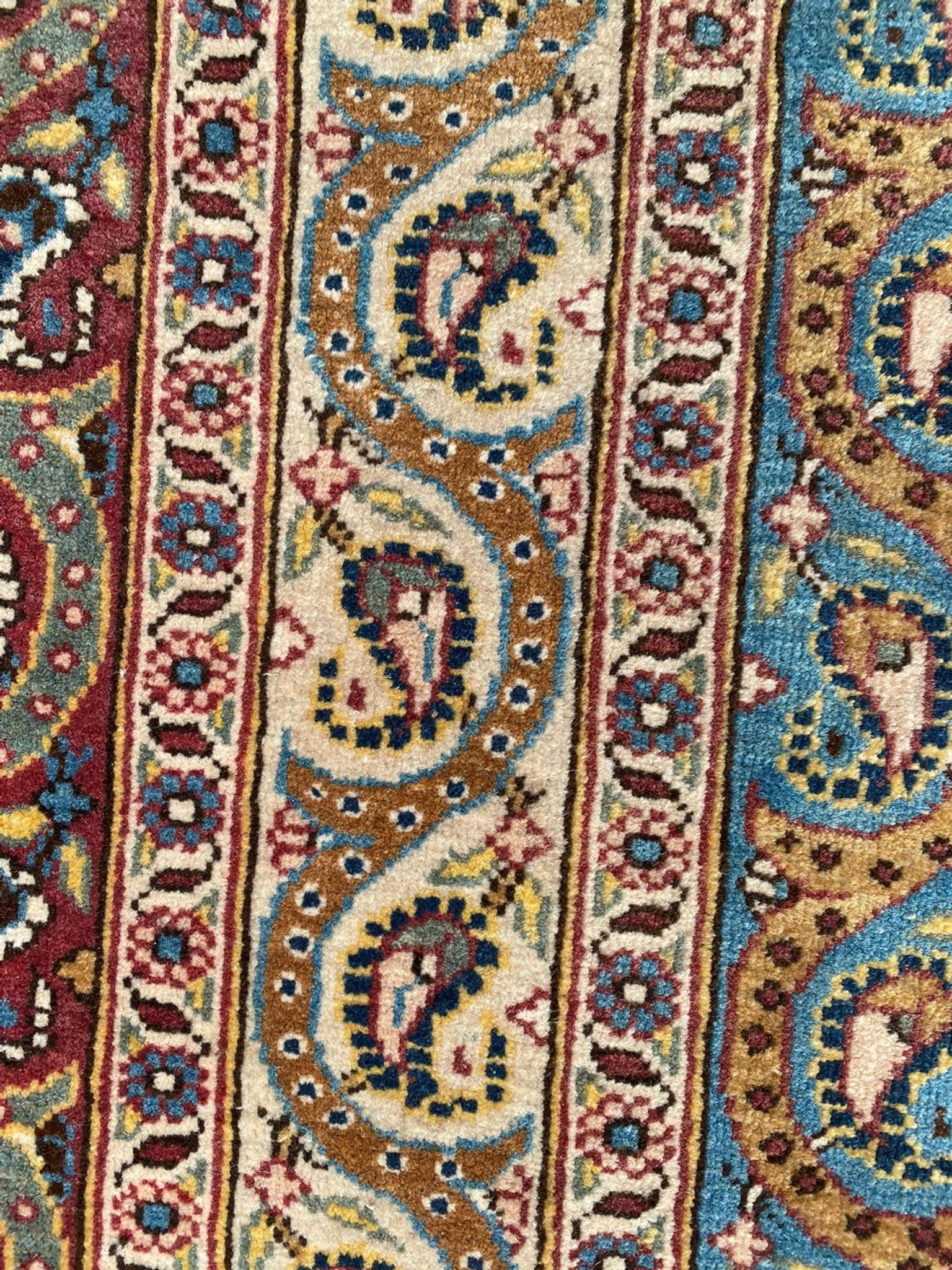 Old Persian Orient ghoom rug handmade 142x205 cm
