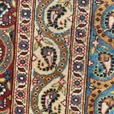 Tapis ancien d’orient persan de Ghoom fait main 142x205 cm