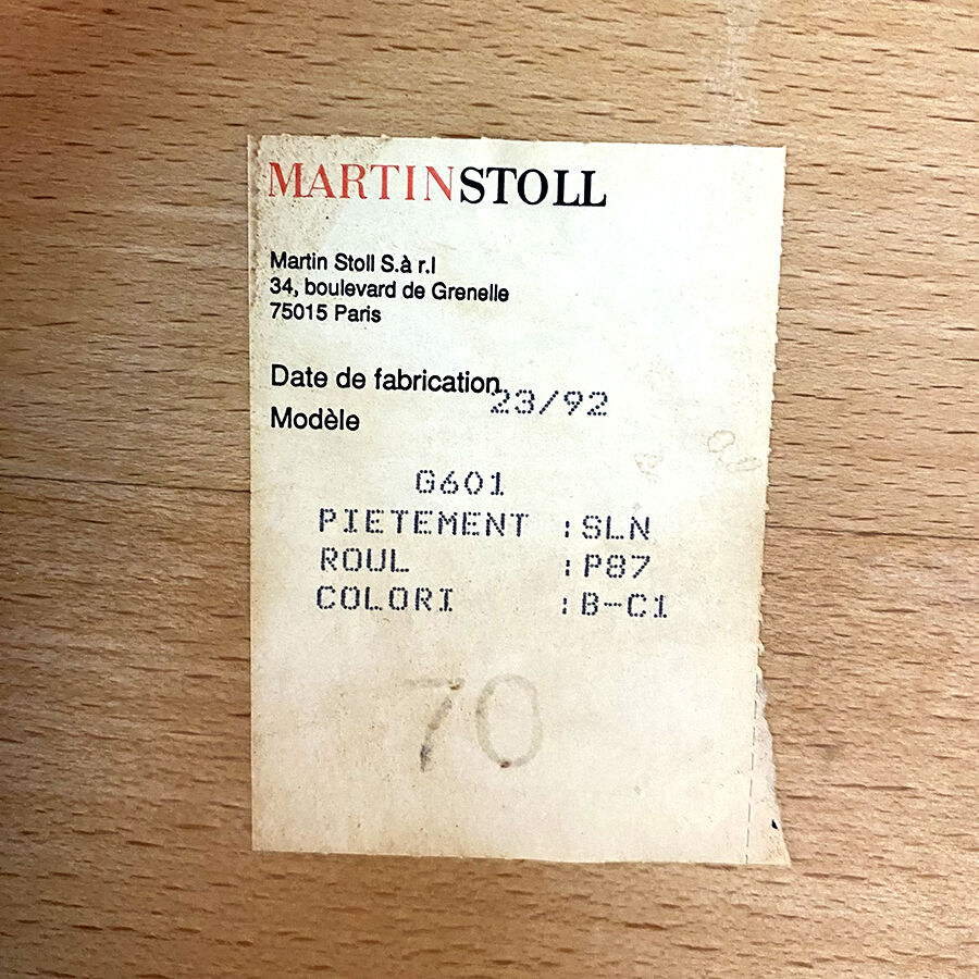 Set of 4 Martin Stoll chairs