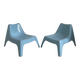Pair of outdoor armchairs for children, Bunso model, by Ikea Design Thomas Sandell
